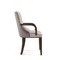 Manhattan Comfort Shubert 6-Piece Faux Leather and Velvet Dining Chair Set in Light Grey 6-DC055AR-LG - alternate 5